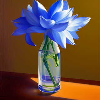 Listia Digital Collectible: Blue Dahlia