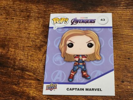 Upperdeck Funko pop Captain Marvel #43