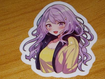 Anime one nice sticker no refunds regular mail only Very nice quality!