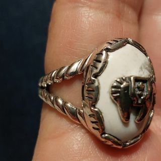 Carolyn Pollack sterling silver ring size 9