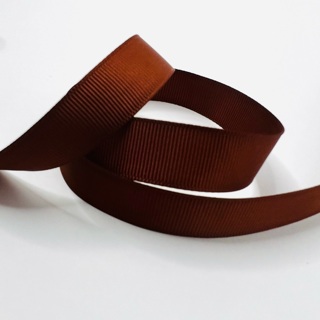 Brown Grosgrain 5/8” Wide Ribbon 