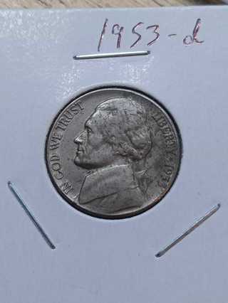 1953-D Jefferson Nickel! 15