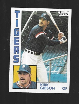 1984 TOPPS KIRK GIBSON #65