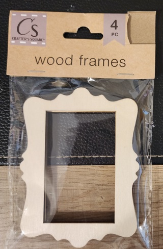 NEW - Crafter's Square - Wood Frames - 4 in package