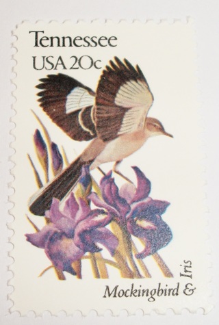 Scott #1994, Tennessee, Mockingbird, 1 Useable US Postage 20¢ Stamp