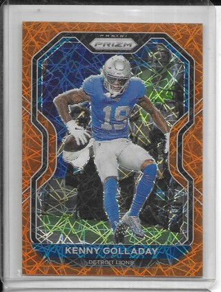 Kenny Golladay 2020 Prizm Prizms Orange Laser #196