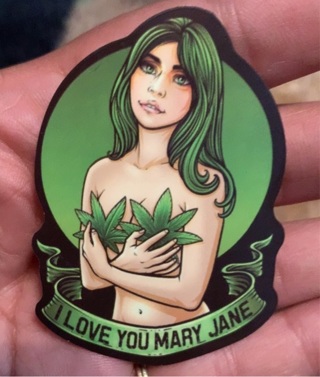 I love you Mary Jane Decal Sticker