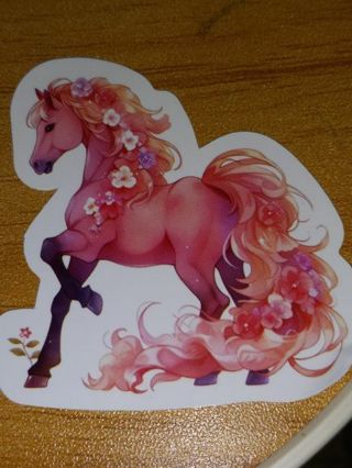 Beautiful new one big vinyl lap top sticker no refunds regular mail very nice quality