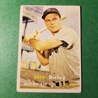 1957 TOPPS BASEBALL CARD - NO. 388 - PETE DALEY - RED SOX