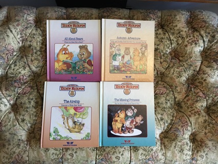 ⭐️⭐️ VINTAGE From the 1980’s!!.. 4 Teddy Ruxpin Books!! ⭐️