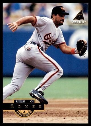 1994 Pinnacle Baseball #180 Leo Gomez Baltimore Orioles