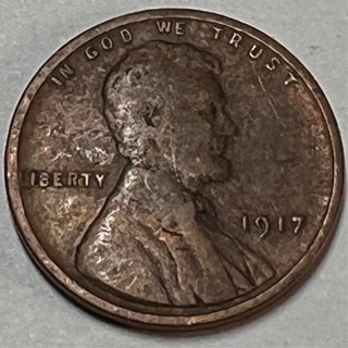 1917 LINCOLN WHEAT CENT