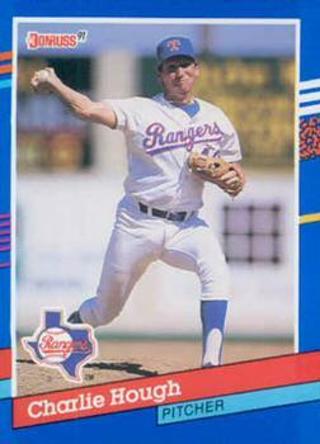 Charlie Hough 1991 Donruss Texas Rangers