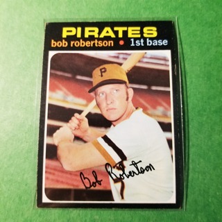 1971 Topps Vintage Baseball Card # 255 - BOB ROBERTSON - PIRATES - NRMT+