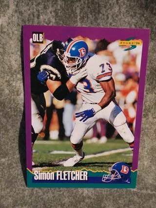 Football Trading Card Score Simon Fletcher