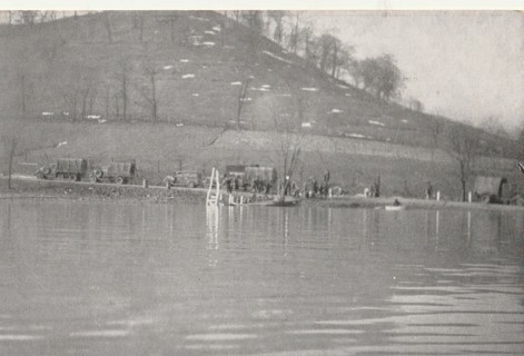 Vintage Unused Postcard: b&w: Ludlow Hill, Lawrenceburg, IN