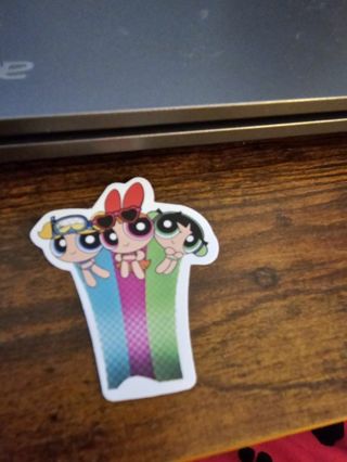 Sticker Powerpuff girls 5.2cm/ 2.3 inch