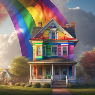 Listia Digital Collectible: Rainbow House