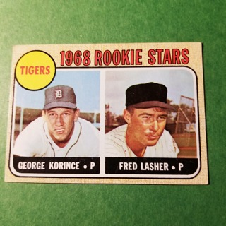 1968 - TOPPS EXMT - NRMT BASEBALL - CARD NO. 447 - 1968 ROOKIE STARS - TIGERS