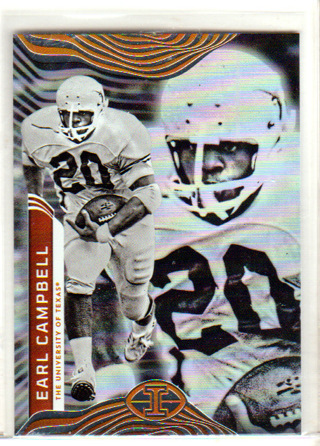 Earl Campbell, 2023 Panini Chronicles Illusions Card #12, Texans, Houston Oilers, HOFr, (L3