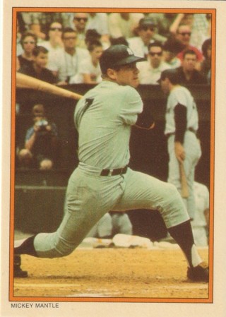 1985 Topps Circle K Series #6 Mickey Mantle 