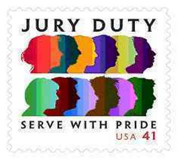 4 new JURY DUTY STAMPS=41 CENT EACH STAMP=USA