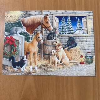 Seasons Greetings Christmas Card 