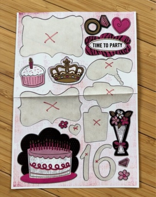 10 Princess Party Stickers