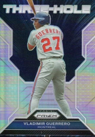 2023 Panini Prizm Vladimir Guerrero Three Hole Refractor