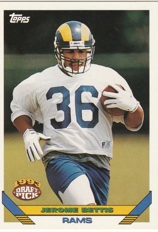 1993 Topps DrFt pick Jerome Bettis #166