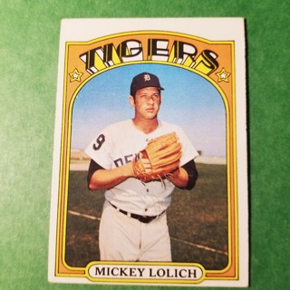 1972 - TOPPS BASEBALL CARD NO. 450 - MICKEY LOLICH - TIGERS