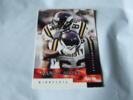 1999 Randy Moss Minnesota Vikings Edge Fury Card #103 Hall of Famer