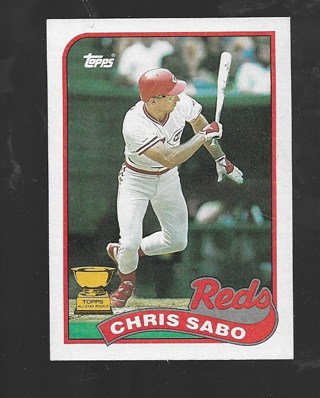 1989 TOPPS CHRIS SABO #490