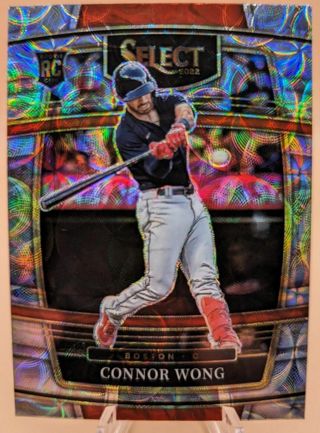 2022 Panini Select Baseball Connor Wong Scope prizm Rookie card #19 Boston