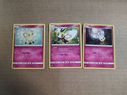 Pokemon Burning Shadows Fairy Cards