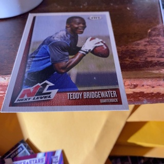 2014 sage hit teddy bridgewater football card 