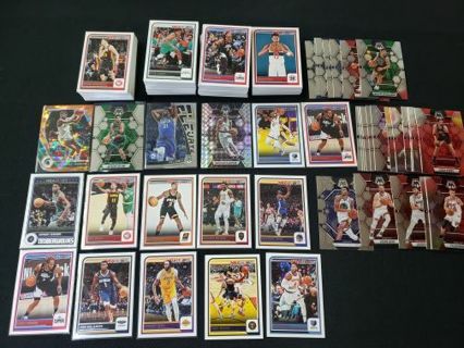 Basketball card Collection 2021-24 Hoops, Prizm, Mosaic with Stars, Rookie's & Variations