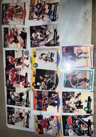 Lot of 16 NHL HTF Treasures!  PRO Set, Topps, Score!