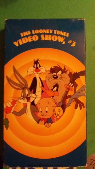 vhs looney tunes video show 3 free shipping