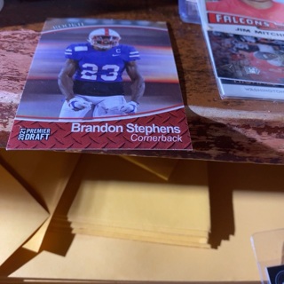 2021 sage premier draft Brandon Stephens rookie football card 