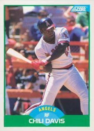 Chili Davis 1989 Score California Angels