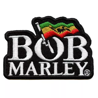 BOB MARLEY Reggae Patch IRON ON Patch Music Band Clothing accessory Embroidery Applique 