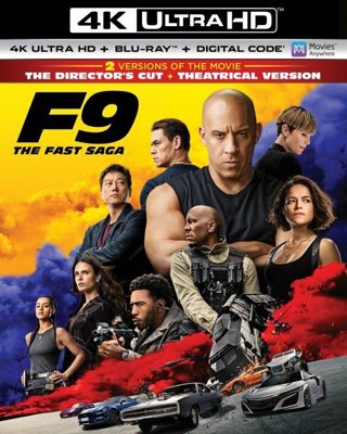 F9: The Fast Saga (Digital 4K UHD Download Code Only) *Vin Diesel* *Charlize Theron* *John Cena*