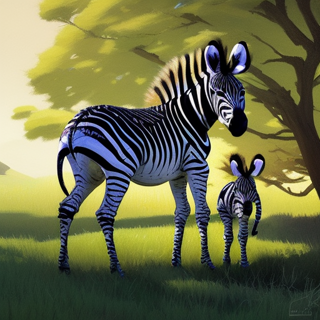 Listia Digital Collectible: Zebra Mothers Love