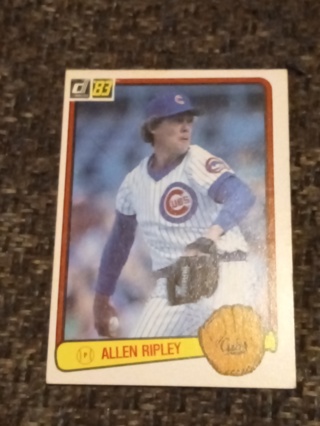 1983 Donruss Allen Ripley Chicago Cubs