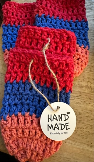 Crocheted can cozies 
