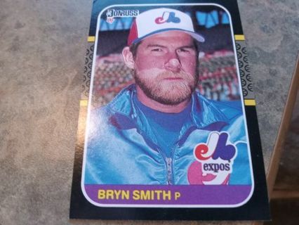 1987 DONRUSS BRYN SMITH MONTREAL EXPOS BASEBALL CARD# 159