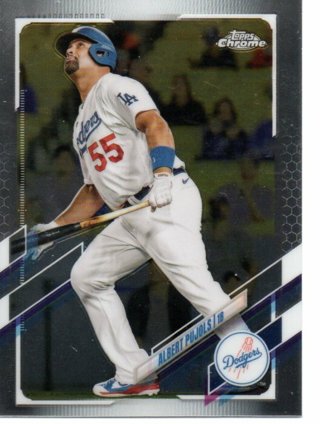 2021 Topps Chrome Update Albert Pujols USC50