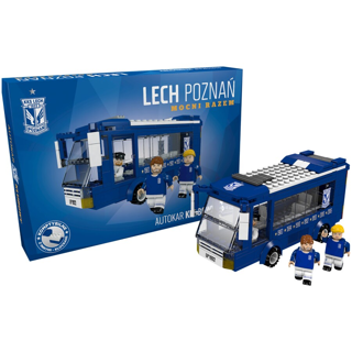 New Lech Poznan Poland UEFA Europa Soccer / Football  League   Brick Team Bus Buildable Set