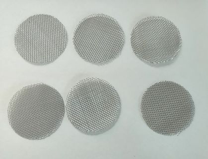 6 new 100 % silver metal 3/4 inch pipe screens